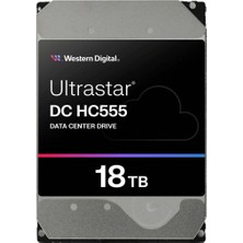 Wd Ultrastar, WUH722018CLE6L4, 3.5", 18TB, 512MB, 7200 Rpm, 7/24 Enterprise, Data Center-Güvenl
