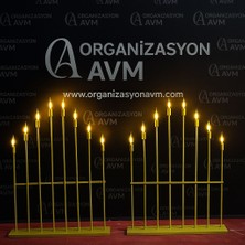 Organizasyon Avm Mızrak Şamdan 9 Lu