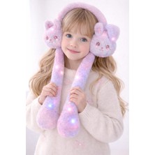 Gigi Giyim Karakterli Işıklı Sesli Oynar Kulaklı Peluş Çocuk Kulaklık