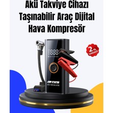 365Dükkan Sos Fenerli Akü Takviye Cihazı Dijital Kompresör Powerbank