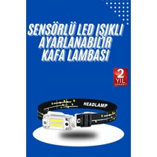 Dinç Store 44 Kafa Lambası, Su Geçirmez Kafa Feneri 3 Mod Aydınlatma Dinç Store