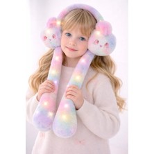 Gigi Giyim Karakterli Işıklı Sesli Oynar Kulaklı Peluş Çocuk Kulaklık