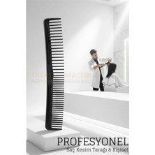 MiraLive Kuaför Saç Kesim Tarağı - Profesyonel Eğimli Tasarım Berber Kesim Tarağı