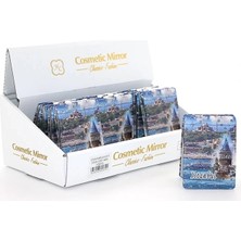 TeknoKesgin KESGİN MARKET® Taşlı İstanbul Tasarımı El Aynası İnce Alk2473a