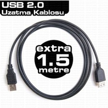 Hepta Collection Dark DK-CB-USB2EXTL150 1.5 M USB 2.0 Uzatma Kablosu