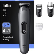 Hepta Collection Series 3, 4’ü 1 Arada Tıraş Kiti, Keskin Bıçak, 14 Uzunluk, AIO3500