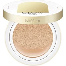 Hepta Collection Mıssha Yaşlanma Karşıtı Işıltılı ve Cam Cilt Görünüm Sunan Cushion SPF37+++GLOW Cushion Light (No.23
