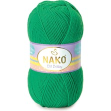 Nako Elit Baby (5 Adet) 1594 Zümrüt Yeşili Renk El Örgü Ipliği
