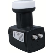 Hepta Collection Full Ultra Hd 3D 4K Uyumlu Yağmur Korumalı Ikili Twin 2 Li Çanak Uydu Lnb (Kablosuz)