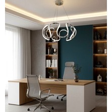 Akgül Büyük Krom Ledli Lüks Avize