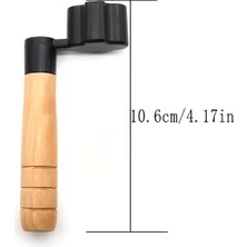 Racsen Ahşap Gitar Tel Sarma Aparatı – Siyah Saplı, Tüm Gitarlarla Uyumlu