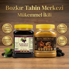 Hakbur Bozkır Yöresel Bozkır Tahin Merkezi Yerli Altın Susam Kavrulmus Tahin 930GR - Karadut Köy Pekmezi 950 gr (Katkısız