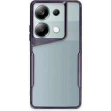 AK-SA-STR Newface Xiaomi Redmi Note 13 Pro 4g Kılıf Boyi Silikon Kapak - Derin Mor