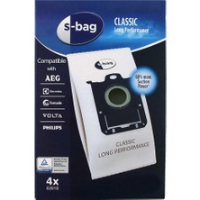 Hepta Collection Philips, ile Uyumlu S-Bag Süpürge Torbası 4lü Paket