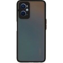 AK-SA-STR Newface Oppo A96 Kılıf Montreal Silikon Kapak - Siyah