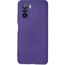 AK-SA-STR Newface Xiaomi Poco F3 Kılıf Nano Içi Kadife Silikon - Mor