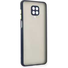 AK-SA-STR Newface Xiaomi Redmi Note 9 Pro Kılıf Montreal Silikon Kapak - Lacivert