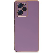 AK-SA-STR Newface Xiaomi Poco X5 Pro 5g Kılıf Volet Silikon - Mor