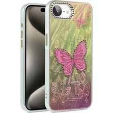 Newface Iphone 16E Kılıf Blade Aynalı Desenli Kapak - Desen 5