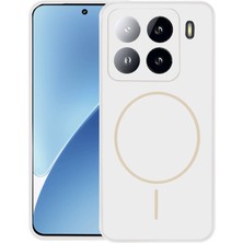 AK-SA-STR Joko Xiaomi Mi 15 Pro Kılıf Jully Magsafe Kapak - Beyaz