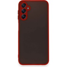AK-SA-STR Newface Samsung Galaxy A15 4g Kılıf Montreal Silikon Kapak - Kırmızı