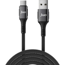 Hepta Collection Juo 66W Usb-A To Type-C Örgülü Hızlı Şarj ve Data Kablosu 1 Metre