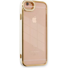AK-SA-STR Newface Iphone 6 Kılıf Liva Lens Silikon - Beyaz