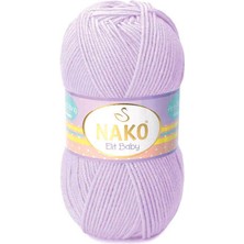 Nako Elit Baby (5 Adet) 5090 Mine Çiçeği Renk El Örgü Ipliği