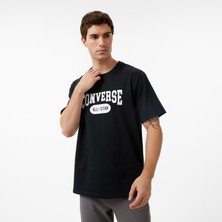 Converse Erkek Baskılı Siyah T-Shirt