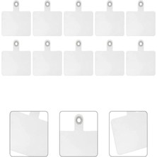 Hepta Collection Şeffaf Telefon Boyun Askı Aparatı Askılı Telefon Kılıfı Aparatı Telefon Askısı Aparatı 5 Adet ile Uy