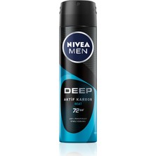 Hepta Collection Men Erkek Sprey Deodorant Deep Beat 150ML, 72 Saat Anti-Perspirant Koruma