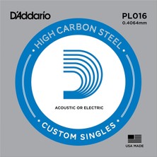 Hepta Collection D'addario PL016 Tek Elektro Gitar Teli (16)