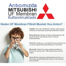 Water Uf Membran Filtreli Musluk Ucu Arıtıcı / 3 Adet Uf Membran Filtreli KARTUŞ/GW-D01P2