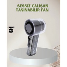 MiraLive 100 Kademeli Ayarlanabilir Mini Fan | Dijital Ekranlı Serinletici