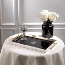 Hepta Collection Schäfer Kunst Tepsi-1 Parça-Gümüş03