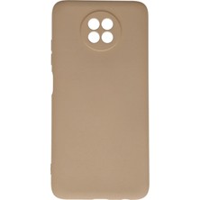 Celik Avm Newface Xiaomi Redmi Note 9 5g Kılıf Nano Içi Kadife Silikon - Bej