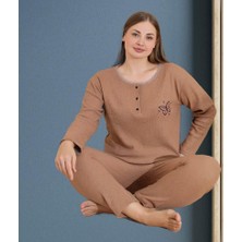 Mevsimlik Interlok Kumaş Kadın Pijama Takımı