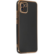 Novis Liora Newface Samsung Galaxy A03 Kılıf Volet Silikon - Siyah