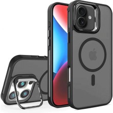 Novis Liora Joko Iphone 16 Flet Lens Magsafe Kapak - Siyah