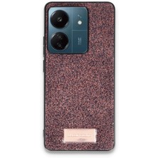 Novis Liora Onegif Xiaomi Redmi 13C Bright Simli Kapak - Derin Mor