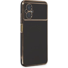 Novis Liora Newface Xiaomi Poco M5 Kılıf Volet Silikon - Siyah