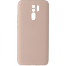 Novis Liora Newface Xiaomi Redmi 9 Kılıf Nano Içi Kadife Silikon - Pudra