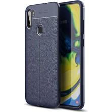 Novis Liora Newface Samsung Galaxy A11 Kılıf Auto Focus Kapak - Lacivert