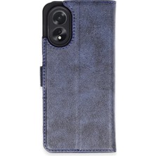 Novis Liora Newface Oppo A38 Kılıf Trend S Plus Kapaklı Kılıf - Lacivert