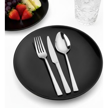 Arsel Seyhan Sade 12 Kişilik Paslanmaz 72 Parça Kutulu Çatal Kaşık Bıçak Takımı