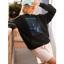 Sevbano Billie Eilish Baskılı Unisex Oversize Şarkıcı Hoodie