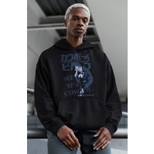 Sevbano Cowboy Bebop Space Cowboy Baskılı Unisex Oversize Anime Karakter Hoodie