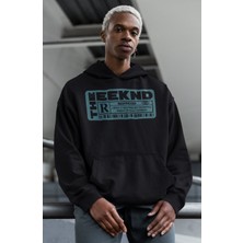 Sevbano The Weeknd Rapper Baskılı Unisex Oversize Şarkıcı Hoodie