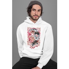 Sevbano Özel Tasarım Eren Yeager Baskılı Unisex Oversize Attack On Titan Anime Karakter Hoodie