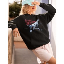 Sevbano Billie Eilish Hit Me Hard And Soft Baskılı Unisex Oversize Şarkıcı Hoodie